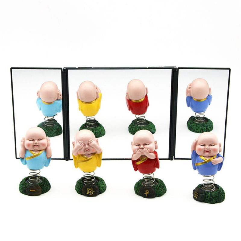 Car Vanity Mirror Folding Car Visor Mirror Adjustable Auto Makeup Mirror  YMV