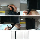 Car Vanity Mirror Folding Car Visor Mirror Adjustable Auto Makeup Mirror  YMV