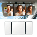Car Vanity Mirror Folding Car Visor Mirror Adjustable Auto Makeup Mirror  YMV
