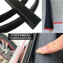 2M Fit Car Door Window Trim Edge Moulding Rubber Noise Weatherstrip Seal Strip N