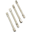 4x Chrome Tyre Wheel Valve Extension Extender Caps Stem For Car Truck Van