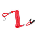 2 Pcs Boat Outboard Engine Motor Kill Stop Switch Safety Lanyard Clip XQH