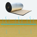 10mm 50cm*200cm Auto Car Firewall Heat Shield Sound Insulation Deadener Mat FJY