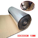 10mm 50cm*200cm Auto Car Firewall Heat Shield Sound Insulation Deadener Mat