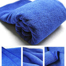 60cm* 160cm Large Blue Microfibre Towel for Car Drying Cleaning Waxing XYB