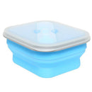 Collapsible Lunch Box Food Container Picnic Storage Portable Bento  Bowl Spoon