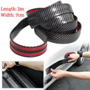 2M 70MM Carbon Fiber Car Fender Flare Wheel Eyebrow Protector Arch Trim  IFH