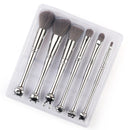 Zodiac Shape Brush Makeup Powder Foundation Blush Cosmetic 6pc Portable Tool Set