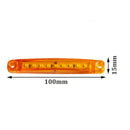 10Pc Amber 9SMD LED Truck lights led side Car Truck Bus Marker Light Waterproof