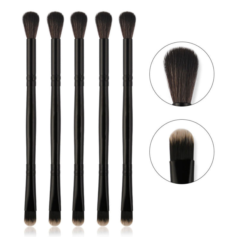 5-Pack Pro Makeup Brush Set Cosmetic Makeup Tool Kit Eyeliner Eye Shadow Makeup