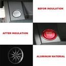 1X New For Audi A4 A6 Q5 A7 Car Start Stop Engine Switch Red Push Button Cover