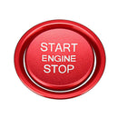 1X New For Audi A4 A6 Q5 A7 Car Start Stop Engine Switch Red Push Button Cover