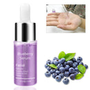 Unisex Blueberry Hyaluronic Acid Serum Essence Oil Facial Moisturizing Whitening