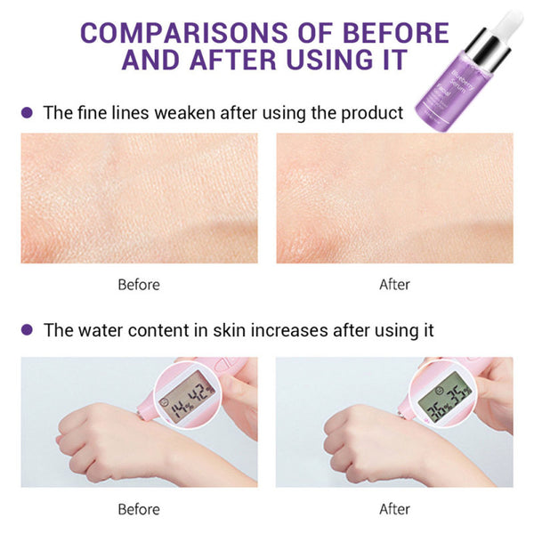 Pure Vitamin C Hyaluronic Acid Whithening Collagen Serum Face Anti-agi PZM RNW