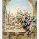 Reeves Flowers Acrylic Paint By Numbers Painting Kit With Brush & Instruct MOM