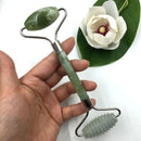 Natural Jade Guasha Facial Massage Jade Roller Face Body Massager Beauty Tool
