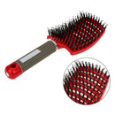 Salon Professional Bristle Nylon Hairbrush Scalp Massage Comb Wet Hair Brush