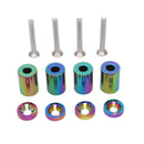 Racing 1" Billet Hood Vent Spacer Riser Kit For Car Turbo Engine Motor 6mm