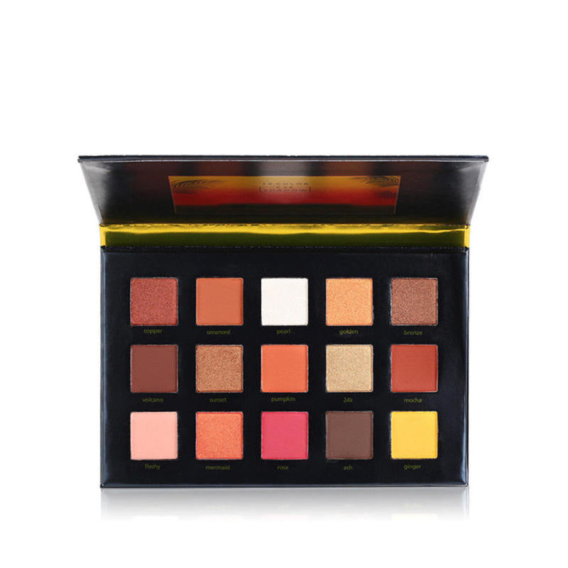 Professional 15 Colors Beauty Glazed Sunset Eyeshadow Eye Shadow Palette Makeup
