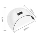 Professional 24W Manicure Tool Kit LED / UV Phototherapy Nail Gel Lamp Fast Dry