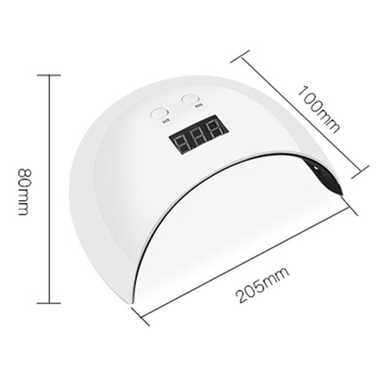 Professional 24W Manicure Tool Kit LED / UV Phototherapy Nail Gel Lamp Fast Dry