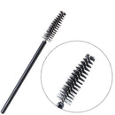 Lot 100PCS Plastic + Fiber Disposable Mascara Wands Eyelash Brush Lash Extention