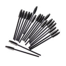 Lot 100PCS Plastic + Fiber Disposable Mascara Wands Eyelash Brush Lash Extention