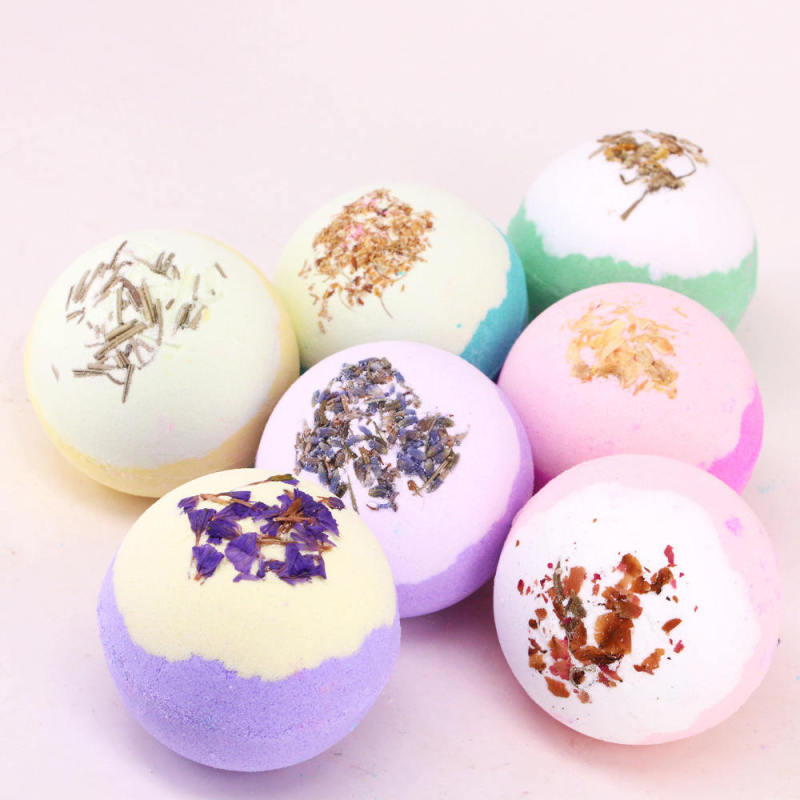 Random Bath Salts Ball Organic Fizzy Bath Bombs Tool Handmade SPA Stress Relief