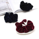 36PCS Women Gilding Elastic Hair Rope Scrunchie Ponytail Holder Flannel Headband