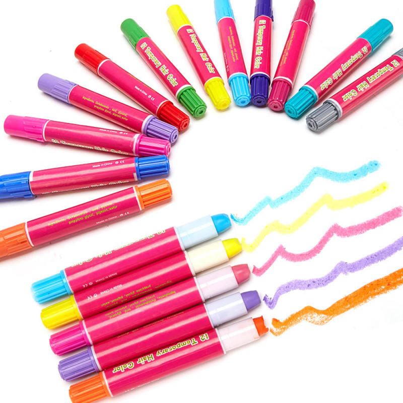 Disposable Temporary Hair Color Dye Mascara Hair Chalk Pen Hair Salon Supplies