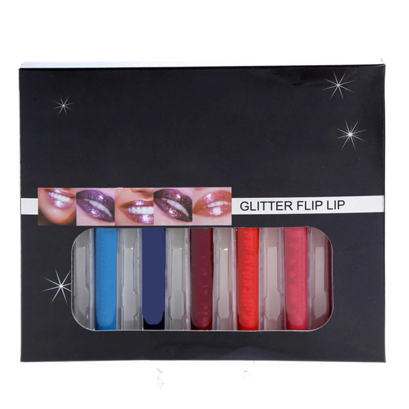 Lip Gloss Suit Fashion Makeup Professional 1 Boxes Lipstick Suit Set 7 Color