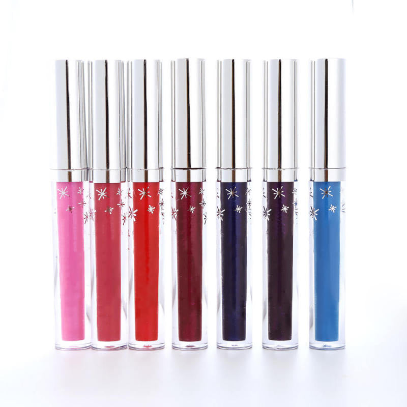 Lip Gloss Suit Fashion Makeup Professional 1 Boxes Lipstick Suit Set 7 Color