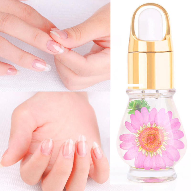 15ml Nail Nutritional Cuticle Oil Dry Flower Fresh Flavor Manicure Tool Ra PVM
