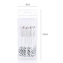 8 PCS/Set White Nail Art Design Brush Pen Fine Details Tips Drawing Paint UNM
