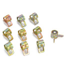 60 Pcs Car Auto Spring Clip Fuel Oil Water Hose Pipe Tube Clamp Fastener 6 Sizes