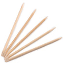 100x Orange Wood Stick Nail Art Cuticle Pusher Remover Pedicure Manicur EES