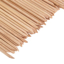 100x Orange Wood Stick Nail Art Cuticle Pusher Remover Pedicure Manicur IIW