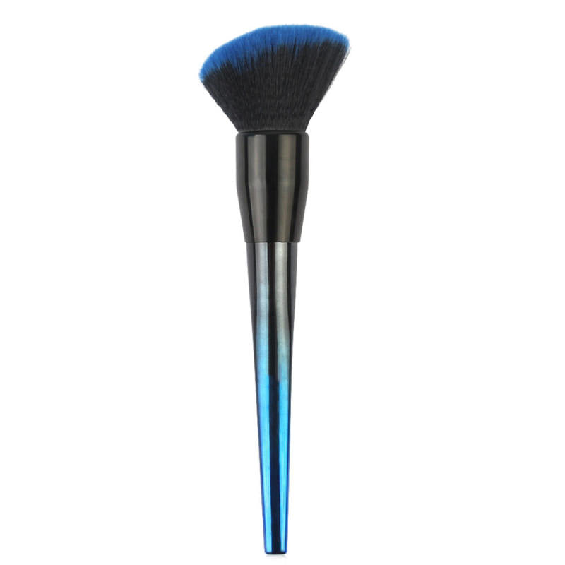 Plastic + Nylon Hair Face Foundation Powder Contour Bronzer Makeup Brush Durable