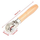 Wooden Handle Tire Patch Repair Stitcher Ball Bearing Tyre Roller Repai ZZZ