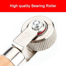 Wooden Handle Tire Patch Repair Stitcher Ball Bearing Tyre Roller Repai ZZZ