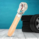 Wooden Handle Tire Patch Repair Stitcher Ball Bearing Tyre Roller Repai ZZZ