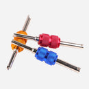 4X For Automotive/Truck HVAC AC Schrader Valve Core Remover 2Size Installe ghj