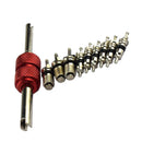 10Pcs A/C AC Schrader Valve Core Remover Installer Tool for car air conditioning