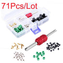 71pcs Assorted Auto Car A/C Air Conditioning Valve Core Remover Repair T DZG