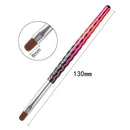 6 style Mermaid Honeycomb Handle Nail Art Acrylic UV Gel Extension Brush IMG