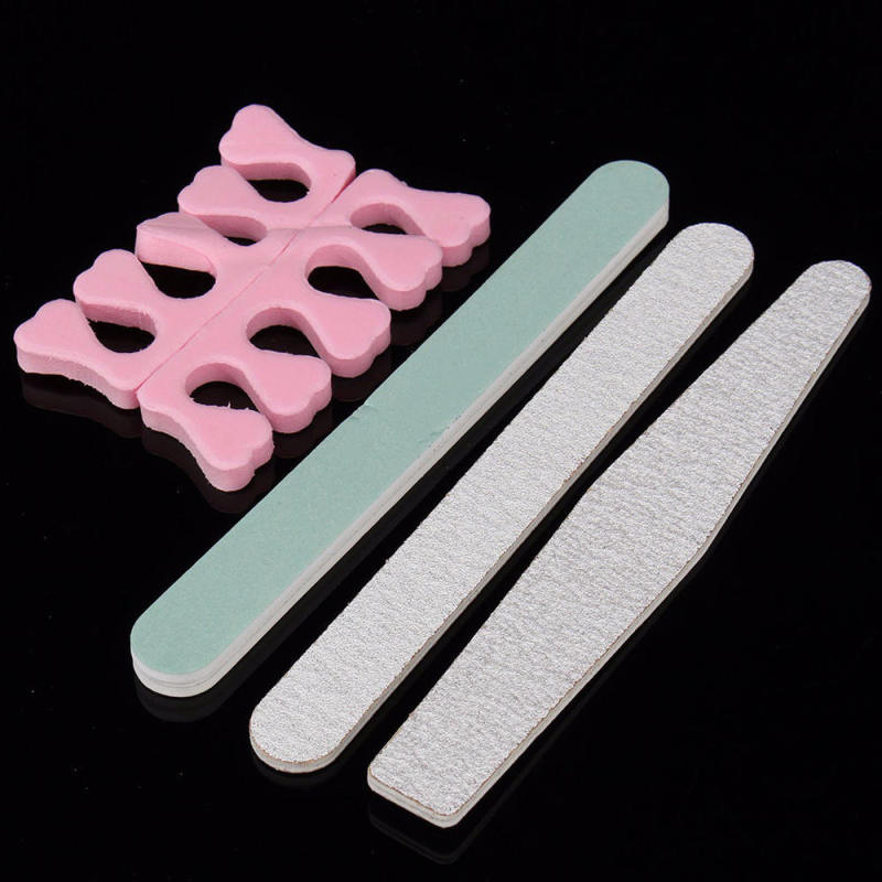 New Acrylic Powder Glitter Nail Brush False Finger Pump Nail Art Tools Kit Sv