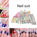 New Acrylic Powder Glitter Nail Brush False Finger Pump Nail Art Tools Kit Sv