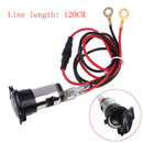12V 120W Car Boat Tractor Lighter Power Socket Outlet Plug Universal WPD