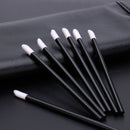 100Pcs Disposable Lip Brush Gloss Lipstick Wands Applicator Brush Makeu YRD