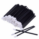 100Pcs Disposable Lip Brush Gloss Lipstick Wands Applicator Brush Makeu YRD